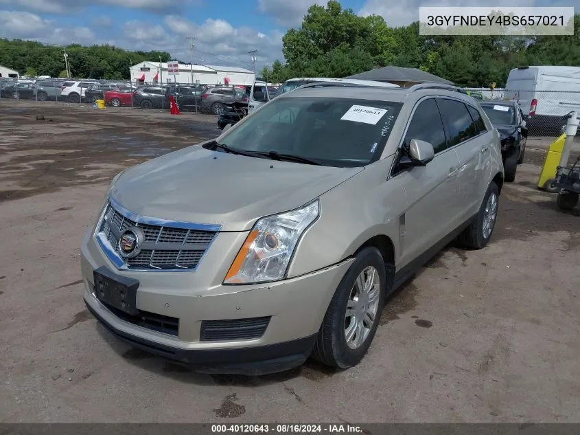 3GYFNDEY4BS657021 2011 Cadillac Srx Luxury Collection