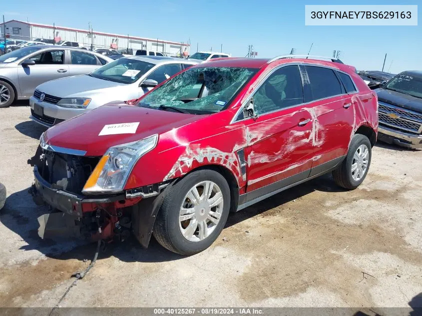 3GYFNAEY7BS629163 2011 Cadillac Srx Luxury Collection