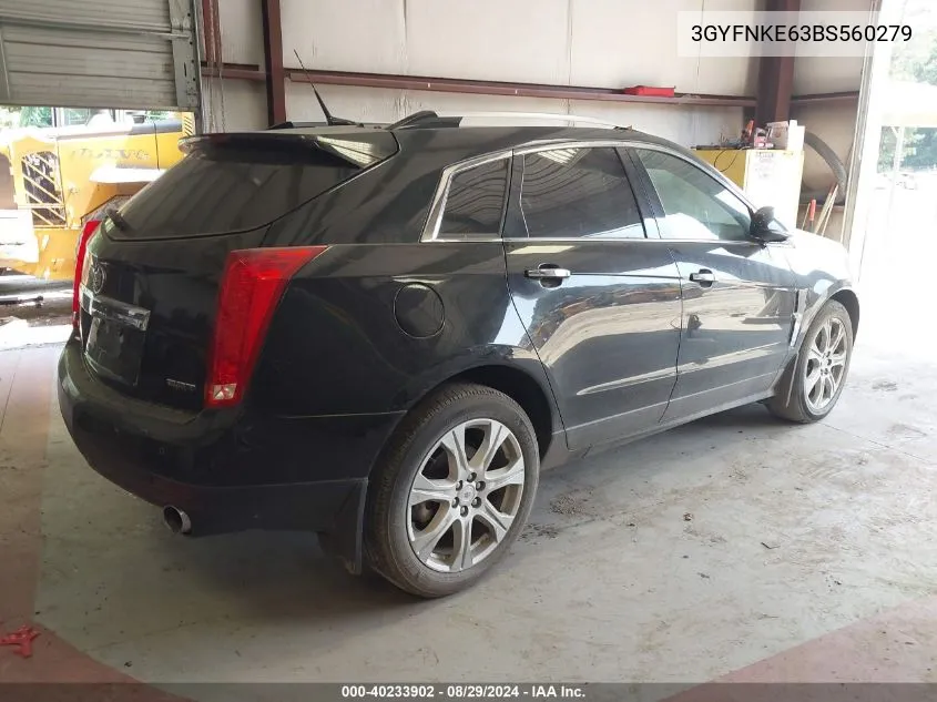 3GYFNKE63BS560279 2011 Cadillac Srx Turbo Premium