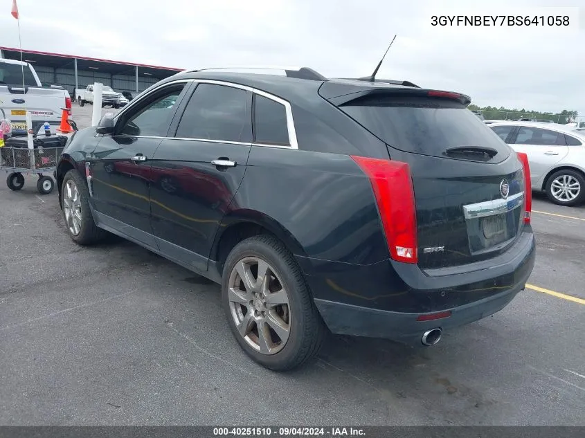 3GYFNBEY7BS641058 2011 Cadillac Srx Performance Collection