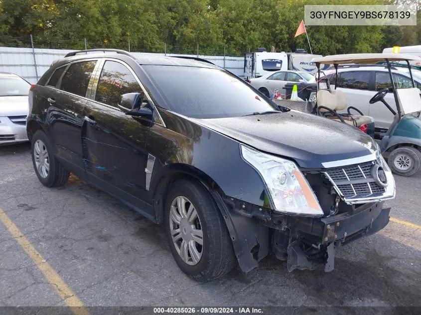 2011 Cadillac Srx Standard VIN: 3GYFNGEY9BS678139 Lot: 40285026