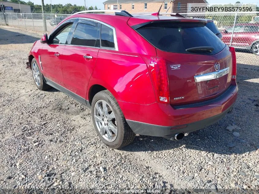 2011 Cadillac Srx Performance Collection VIN: 3GYFNBEY9BS579596 Lot: 40289852