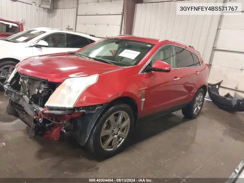 3GYFNFEY4BS571767 2011 Cadillac Srx Premium Collection