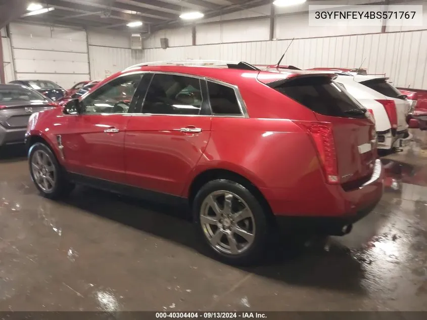 2011 Cadillac Srx Premium Collection VIN: 3GYFNFEY4BS571767 Lot: 40304404