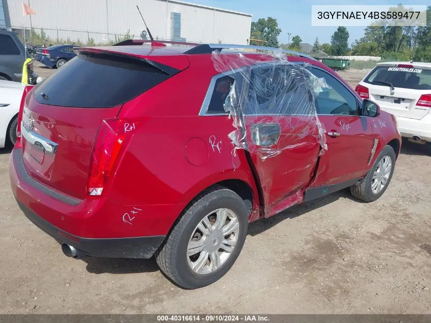 3GYFNAEY4BS589477 2011 Cadillac Srx Luxury Collection