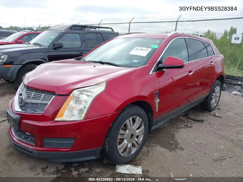 2011 Cadillac Srx Luxury Collection VIN: 3GYFNDEY9BS528384 Lot: 40328693