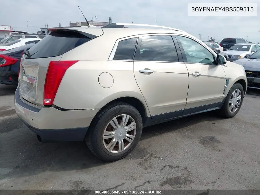 3GYFNAEY4BS509515 2011 Cadillac Srx Luxury Collection