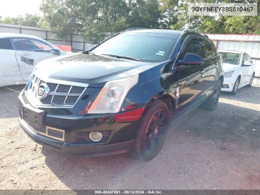 3GYFNEEY3BS510467 2011 Cadillac Srx Performance Collection