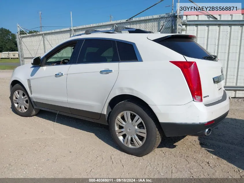 2011 Cadillac Srx Luxury Collection VIN: 3GYFNAEY2BS568871 Lot: 40369011