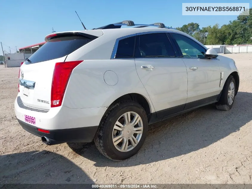 2011 Cadillac Srx Luxury Collection VIN: 3GYFNAEY2BS568871 Lot: 40369011