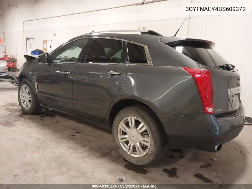 2011 Cadillac Srx Luxury Collection VIN: 3GYFNAEY4BS609372 Lot: 40395224