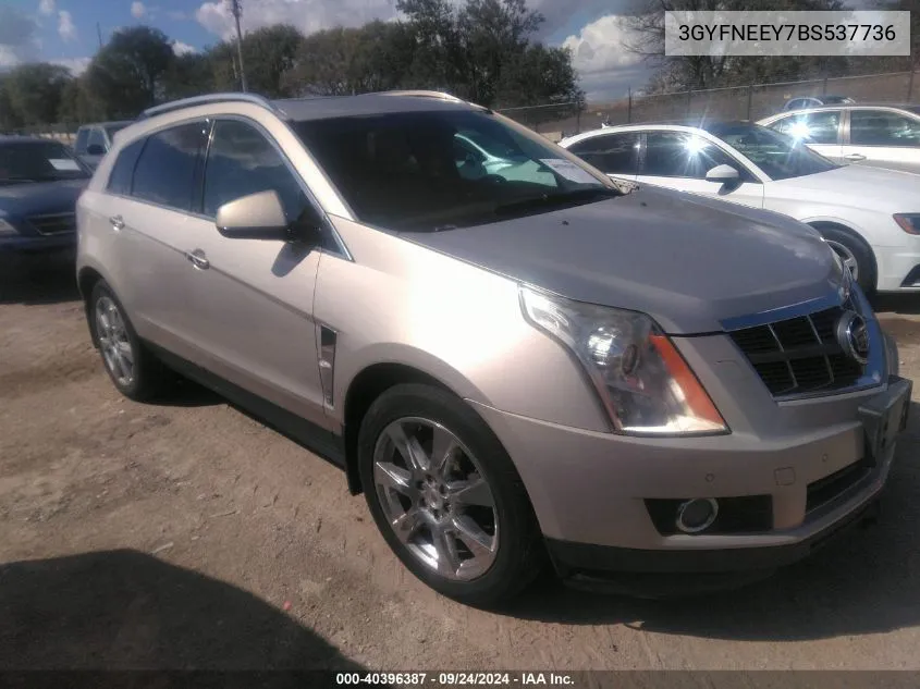 2011 Cadillac Srx Performance Collection VIN: 3GYFNEEY7BS537736 Lot: 40396387