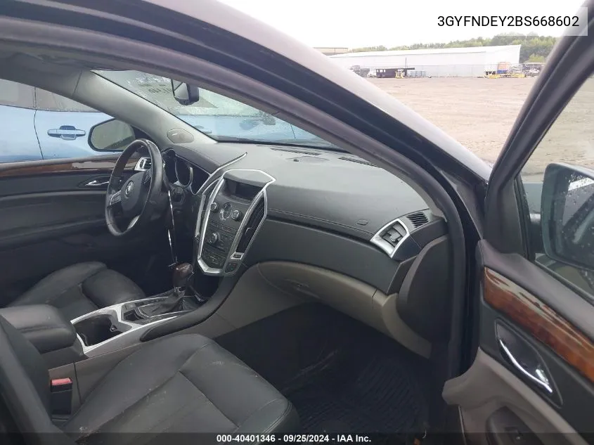 3GYFNDEY2BS668602 2011 Cadillac Srx Luxury Collection