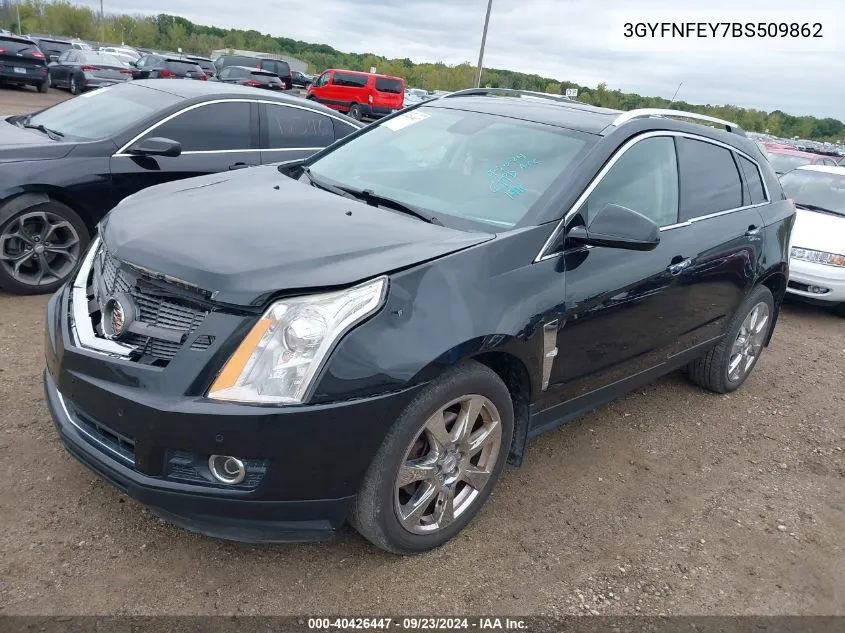 3GYFNFEY7BS509862 2011 Cadillac Srx Premium Collection