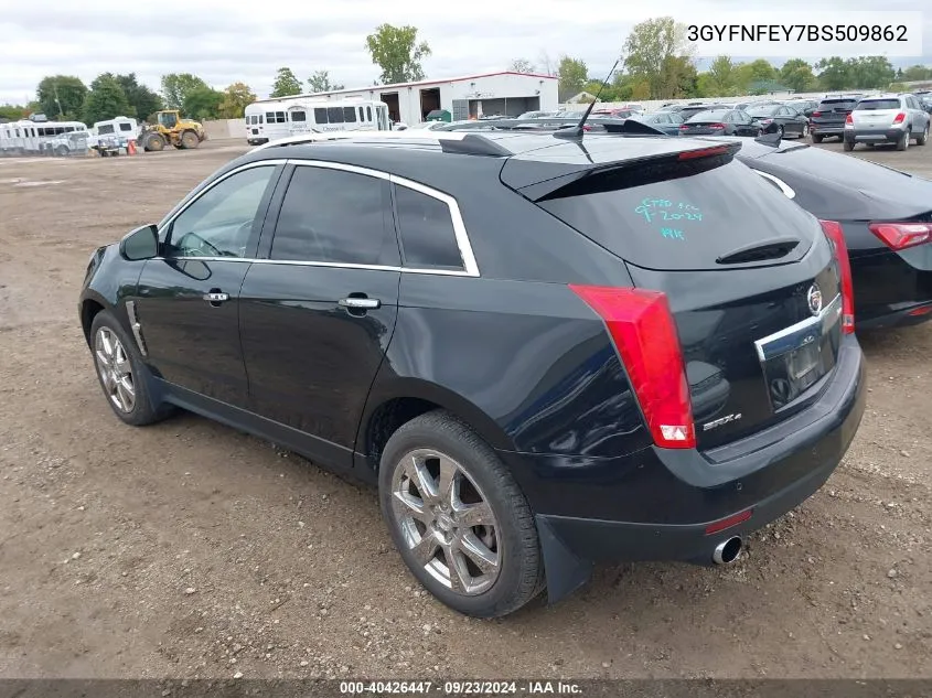 2011 Cadillac Srx Premium Collection VIN: 3GYFNFEY7BS509862 Lot: 40426447