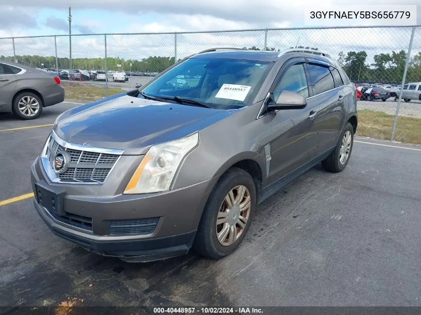 2011 Cadillac Srx Luxury Collection VIN: 3GYFNAEY5BS656779 Lot: 40448957