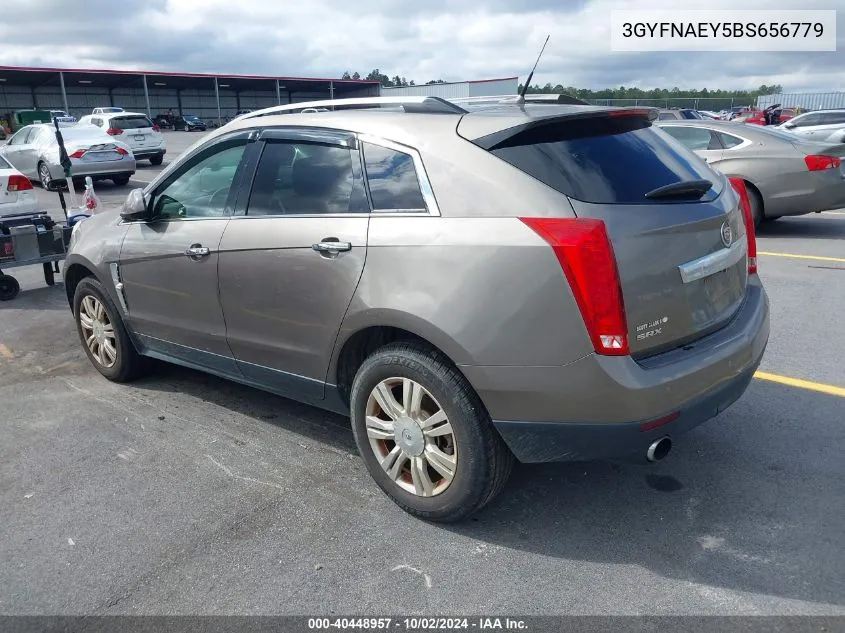 2011 Cadillac Srx Luxury Collection VIN: 3GYFNAEY5BS656779 Lot: 40448957