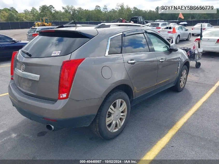 3GYFNAEY5BS656779 2011 Cadillac Srx Luxury Collection