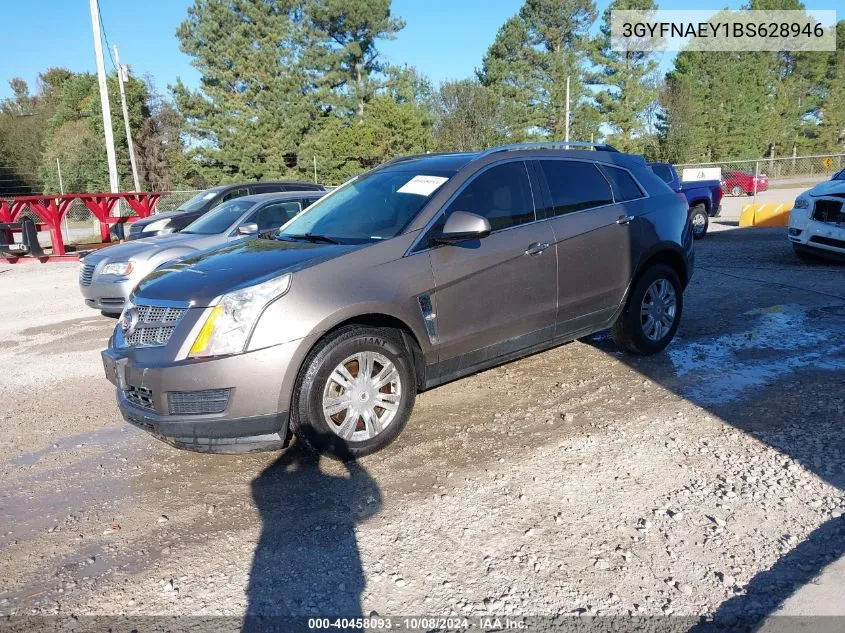 2011 Cadillac Srx Luxury Collection VIN: 3GYFNAEY1BS628946 Lot: 40458093