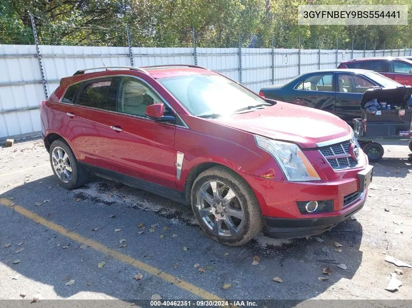 2011 Cadillac Srx Performance Collection VIN: 3GYFNBEY9BS554441 Lot: 40462351