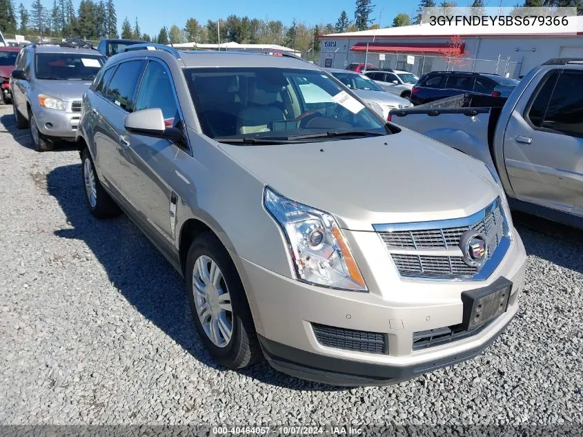 2011 Cadillac Srx Luxury Collection VIN: 3GYFNDEY5BS679366 Lot: 40464057