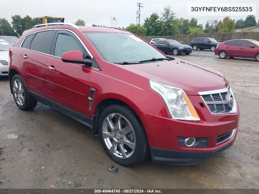 3GYFNFEY6BS525535 2011 Cadillac Srx Premium Collection