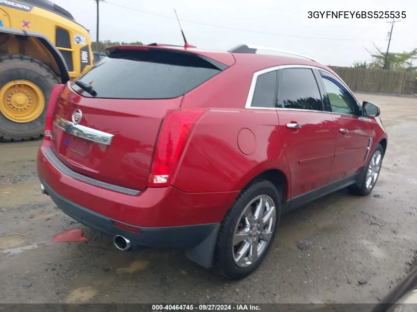 3GYFNFEY6BS525535 2011 Cadillac Srx Premium Collection