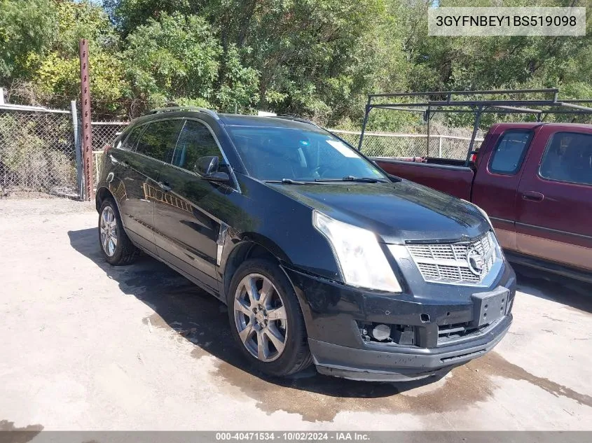 3GYFNBEY1BS519098 2011 Cadillac Srx Performance Collection