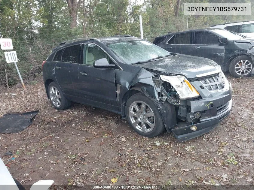 3GYFNFEY1BS579731 2011 Cadillac Srx Premium Collection