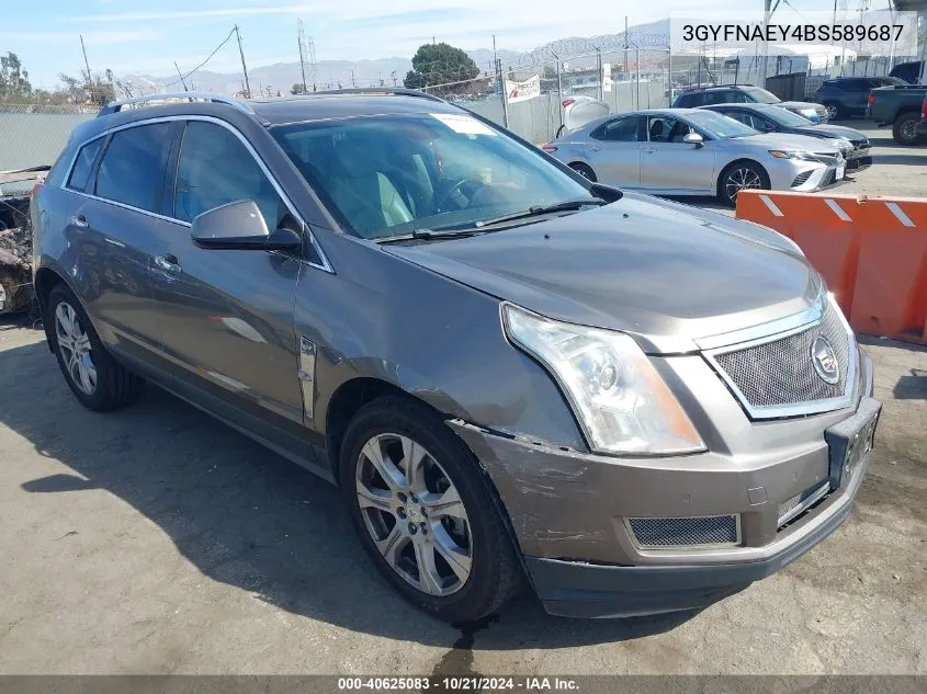 3GYFNAEY4BS589687 2011 Cadillac Srx Luxury Collection