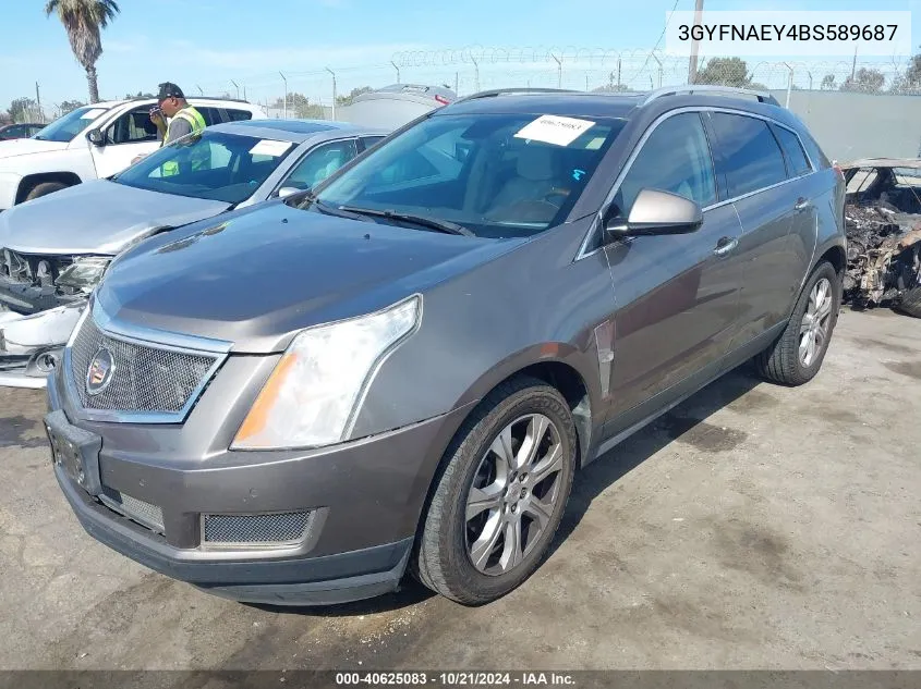 3GYFNAEY4BS589687 2011 Cadillac Srx Luxury Collection