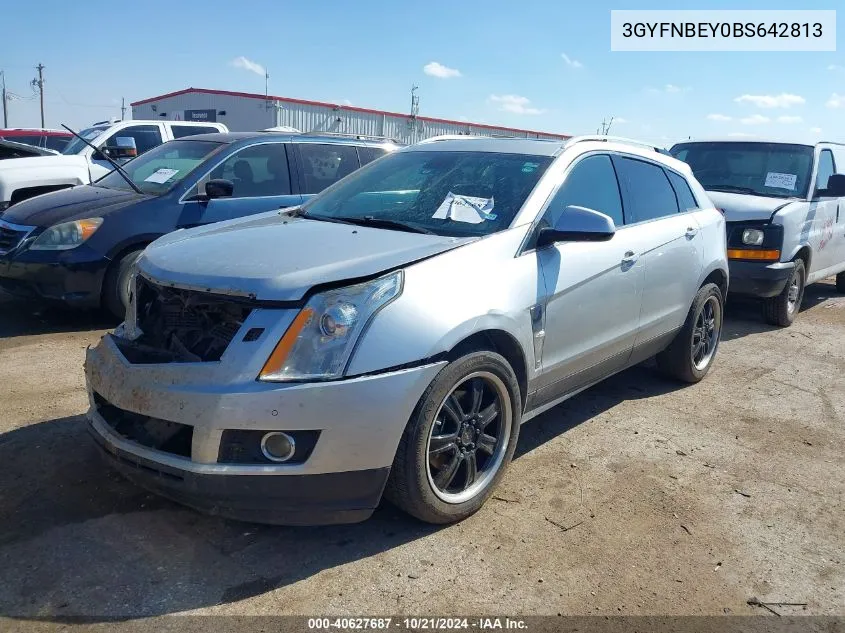 2011 Cadillac Srx Performance Collection VIN: 3GYFNBEY0BS642813 Lot: 40627687