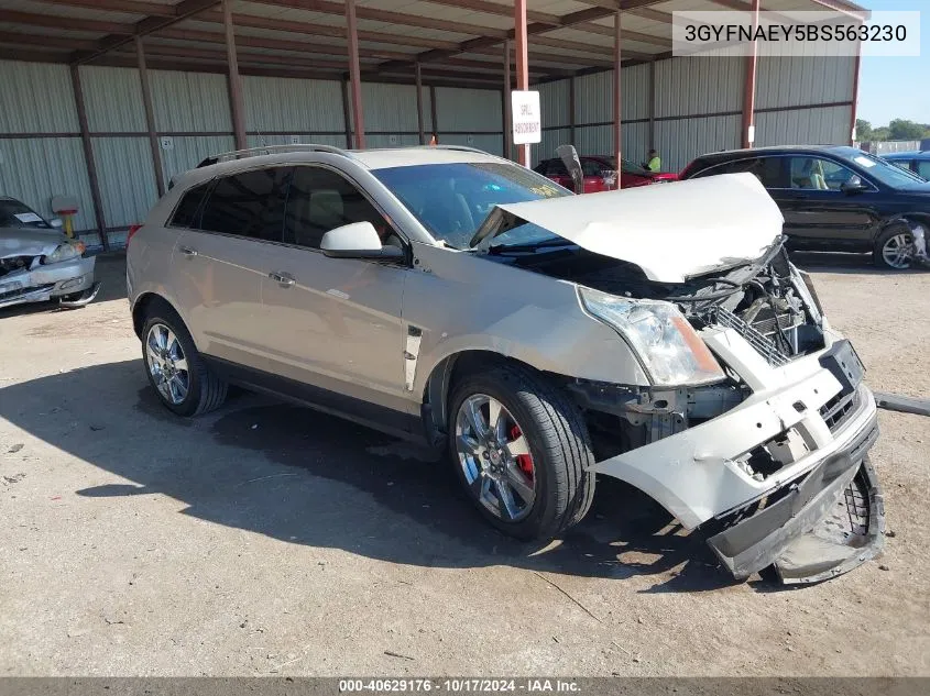 3GYFNAEY5BS563230 2011 Cadillac Srx Luxury Collection