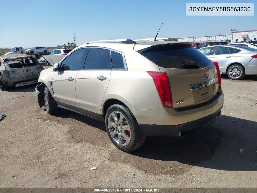 2011 Cadillac Srx Luxury Collection VIN: 3GYFNAEY5BS563230 Lot: 40629176