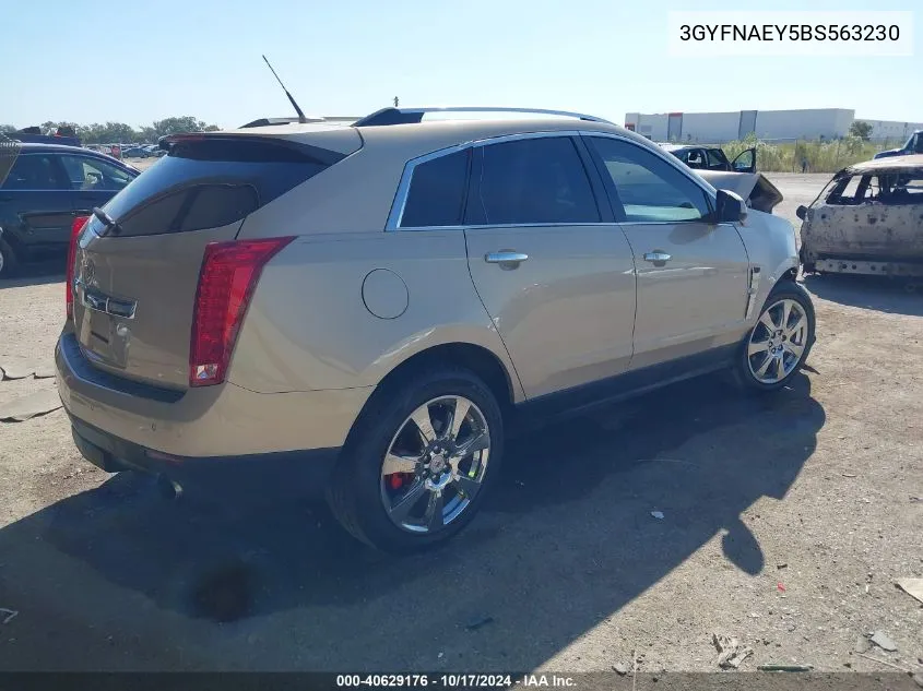 2011 Cadillac Srx Luxury Collection VIN: 3GYFNAEY5BS563230 Lot: 40629176