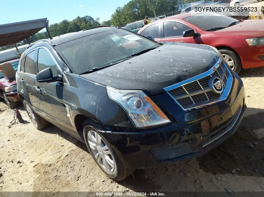 3GYFNGEY7BS559523 2011 Cadillac Srx Standard