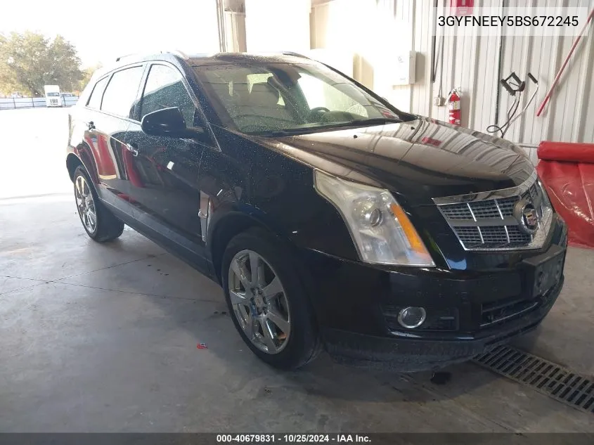 2011 Cadillac Srx Performance Collection VIN: 3GYFNEEY5BS672245 Lot: 40679831