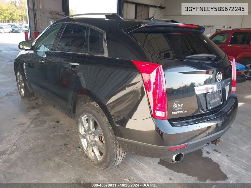 3GYFNEEY5BS672245 2011 Cadillac Srx Performance Collection