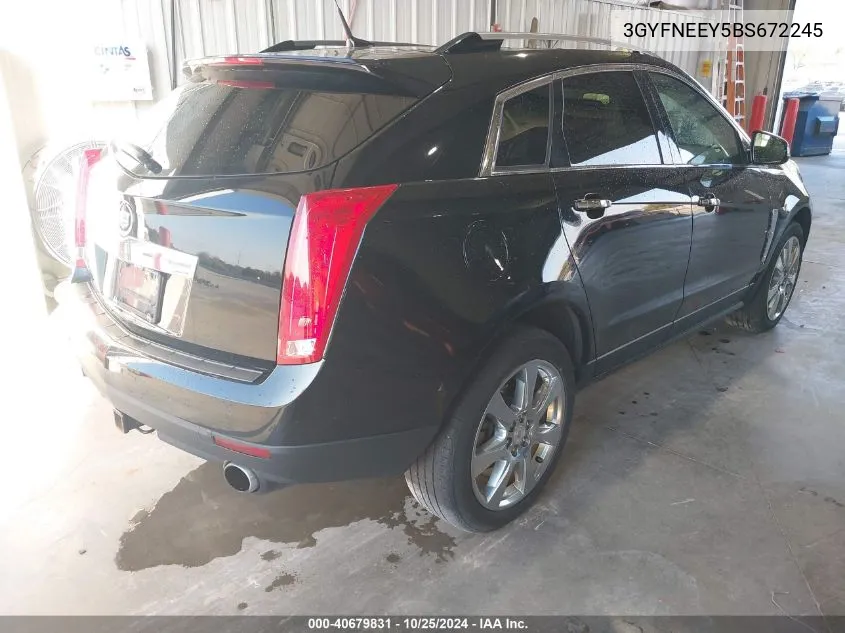 2011 Cadillac Srx Performance Collection VIN: 3GYFNEEY5BS672245 Lot: 40679831