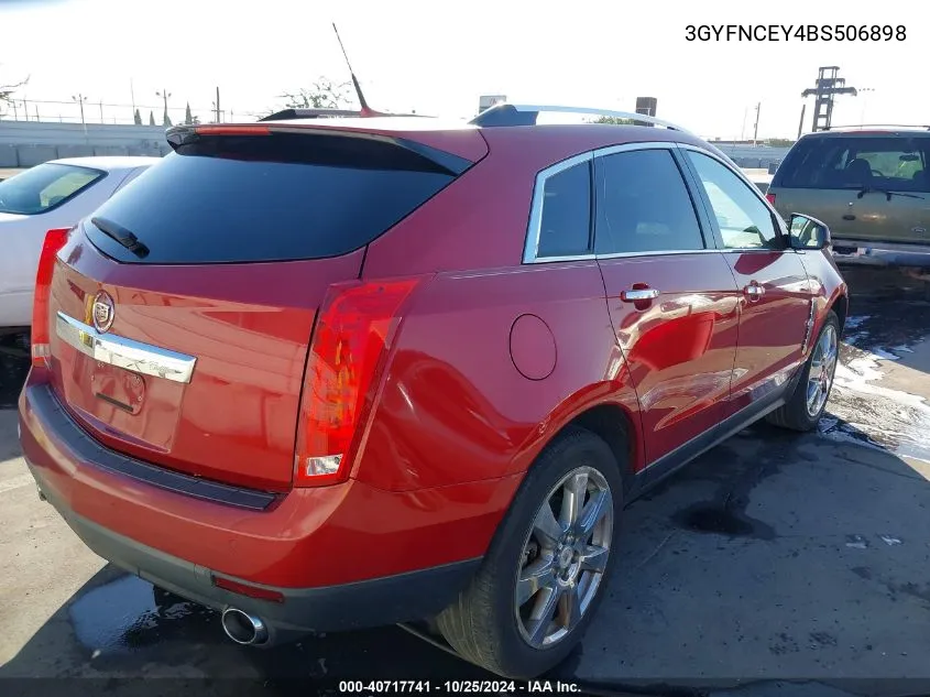 3GYFNCEY4BS506898 2011 Cadillac Srx Premium Collection