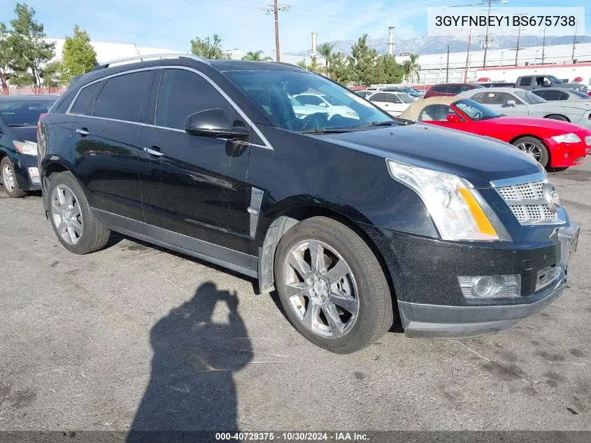 2011 Cadillac Srx Performance Collection VIN: 3GYFNBEY1BS675738 Lot: 40729375