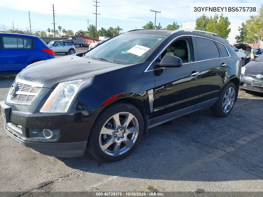 2011 Cadillac Srx Performance Collection VIN: 3GYFNBEY1BS675738 Lot: 40729375