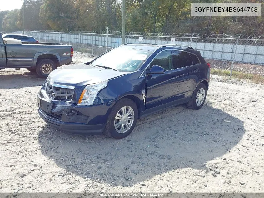 2011 Cadillac Srx Luxury Collection VIN: 3GYFNDEY4BS644768 Lot: 40736461