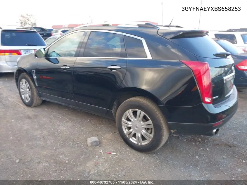 2011 Cadillac Srx Luxury Collection VIN: 3GYFNAEYXBS658253 Lot: 40792785