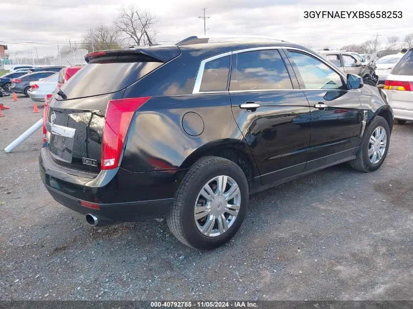 2011 Cadillac Srx Luxury Collection VIN: 3GYFNAEYXBS658253 Lot: 40792785