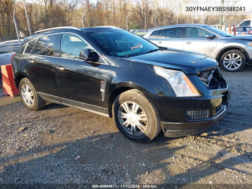 2011 Cadillac Srx Luxury Collection VIN: 3GYFNAEY3BS588241 Lot: 40804971