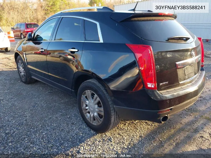 2011 Cadillac Srx Luxury Collection VIN: 3GYFNAEY3BS588241 Lot: 40804971