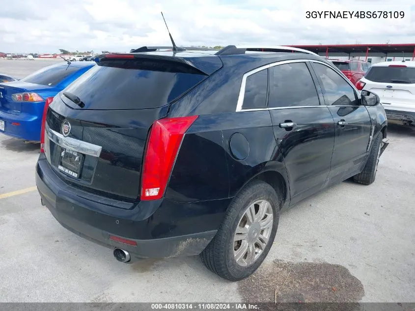 2011 Cadillac Srx Luxury Collection VIN: 3GYFNAEY4BS678109 Lot: 40810314