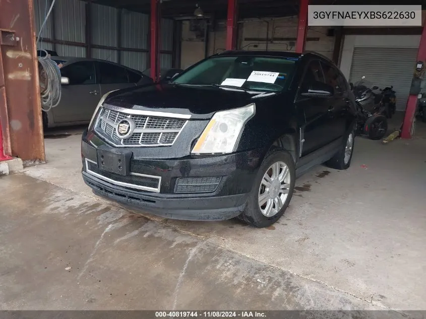 2011 Cadillac Srx Luxury Collection VIN: 3GYFNAEYXBS622630 Lot: 40819744