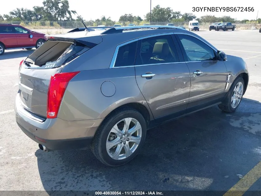 2011 Cadillac Srx Performance Collection VIN: 3GYFNBEY9BS672456 Lot: 40830054